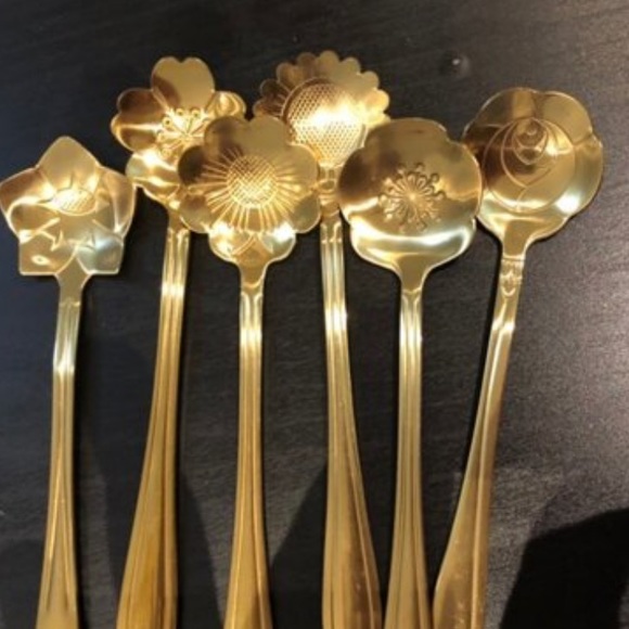 ✅6pcs Stainless Steel Flower Spoon - Picture 4 of 4